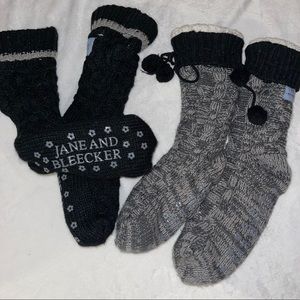 FREE WITH PURCHASE Knit Winter Fuzzy Socks